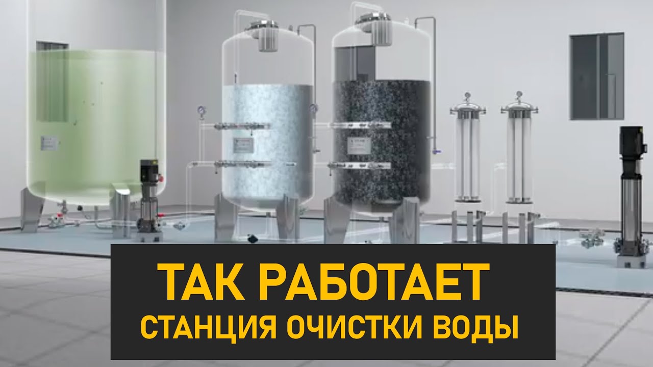Так работает станция очистки воды с обратным осмосом